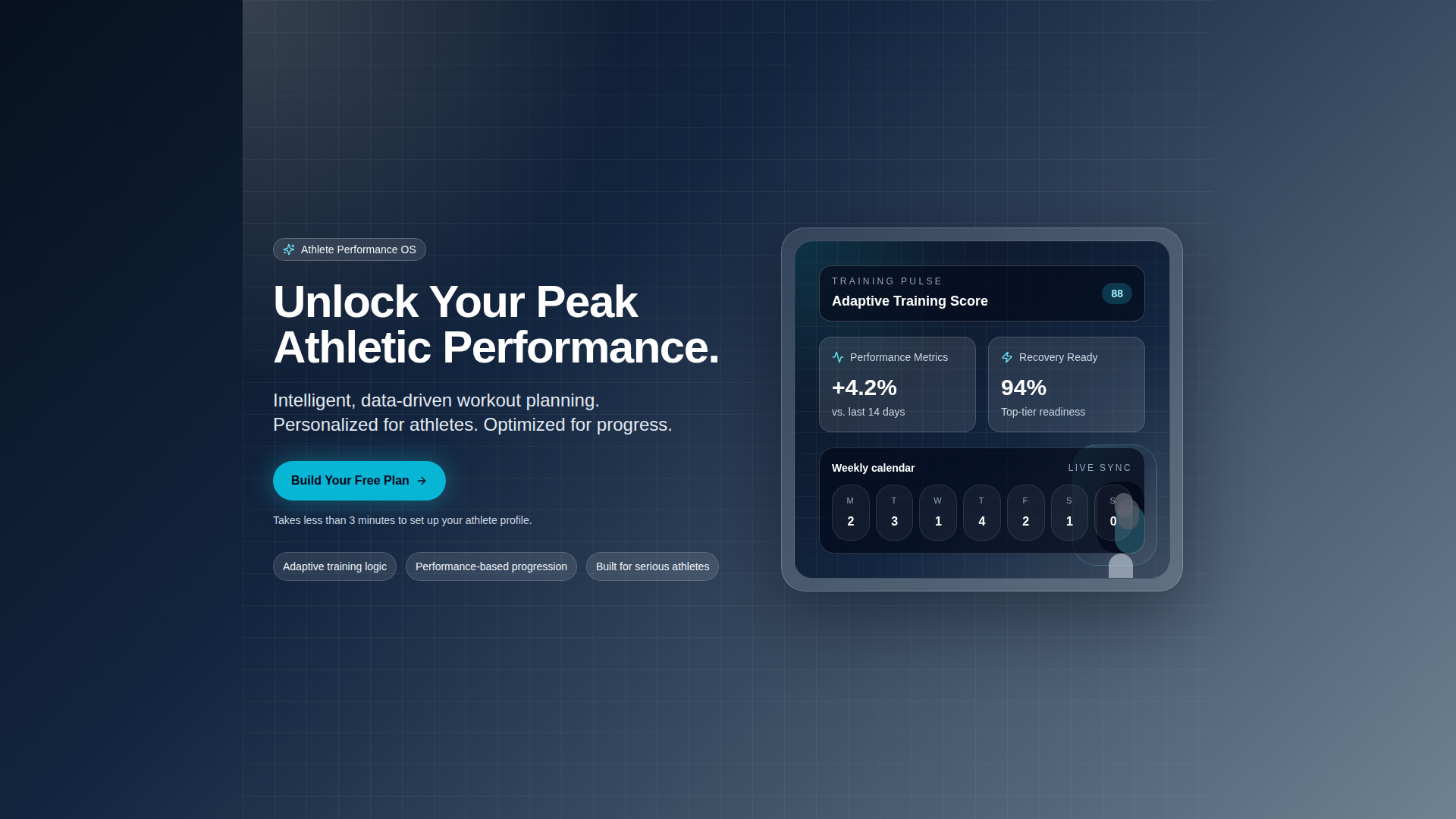 Athlete Workout Planner screenshot