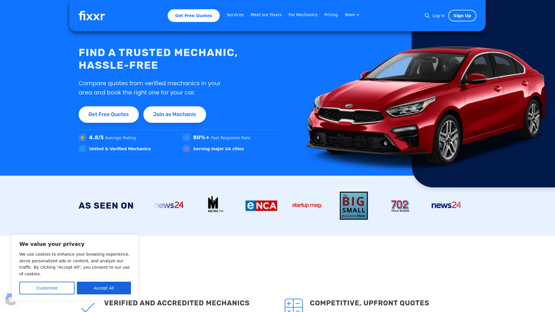 Fixxr screenshot