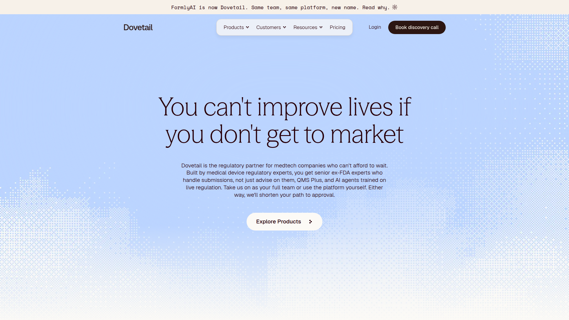 Dovetail screenshot