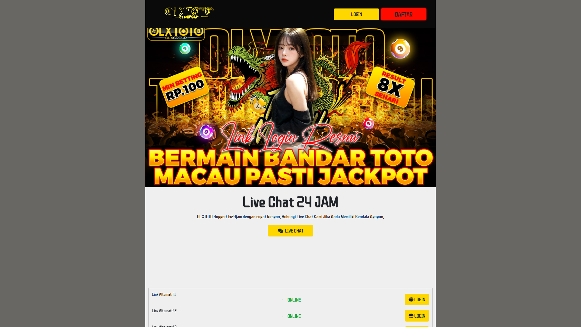 OLXTOTO screenshot