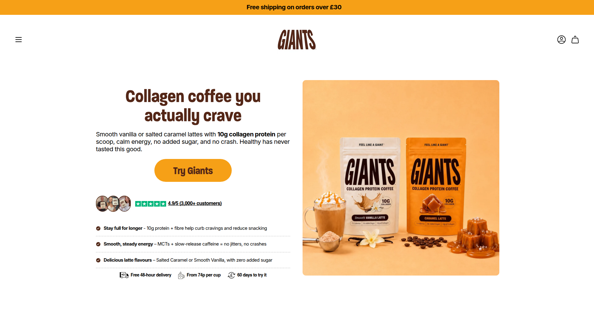 GIANTS™ Coffee screenshot