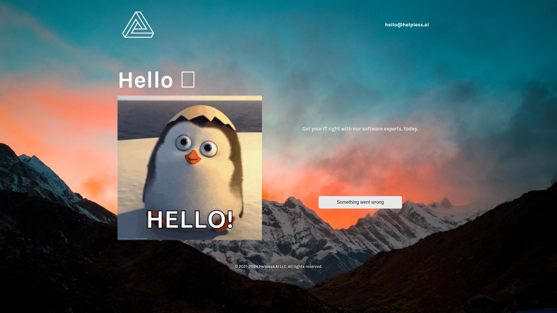 Helpless.AI screenshot
