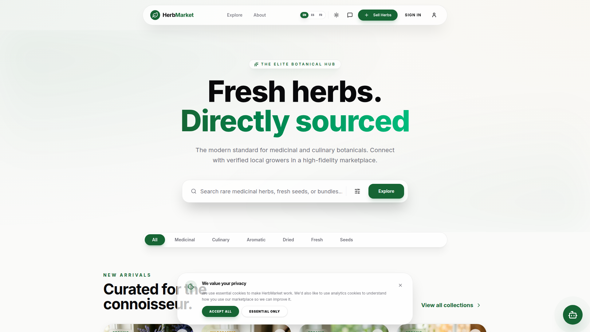 HerbMarket screenshot