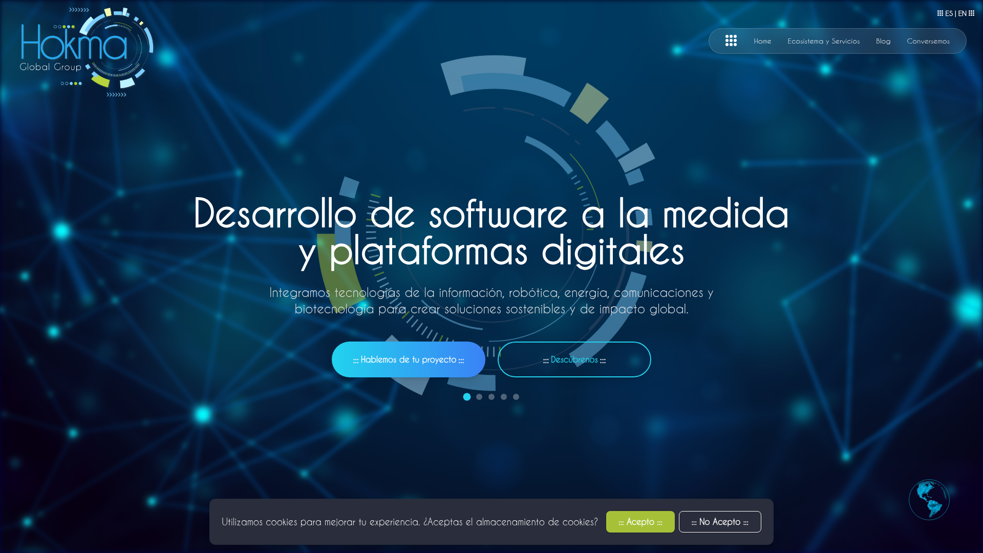 Hokma Technologies Colombia screenshot
