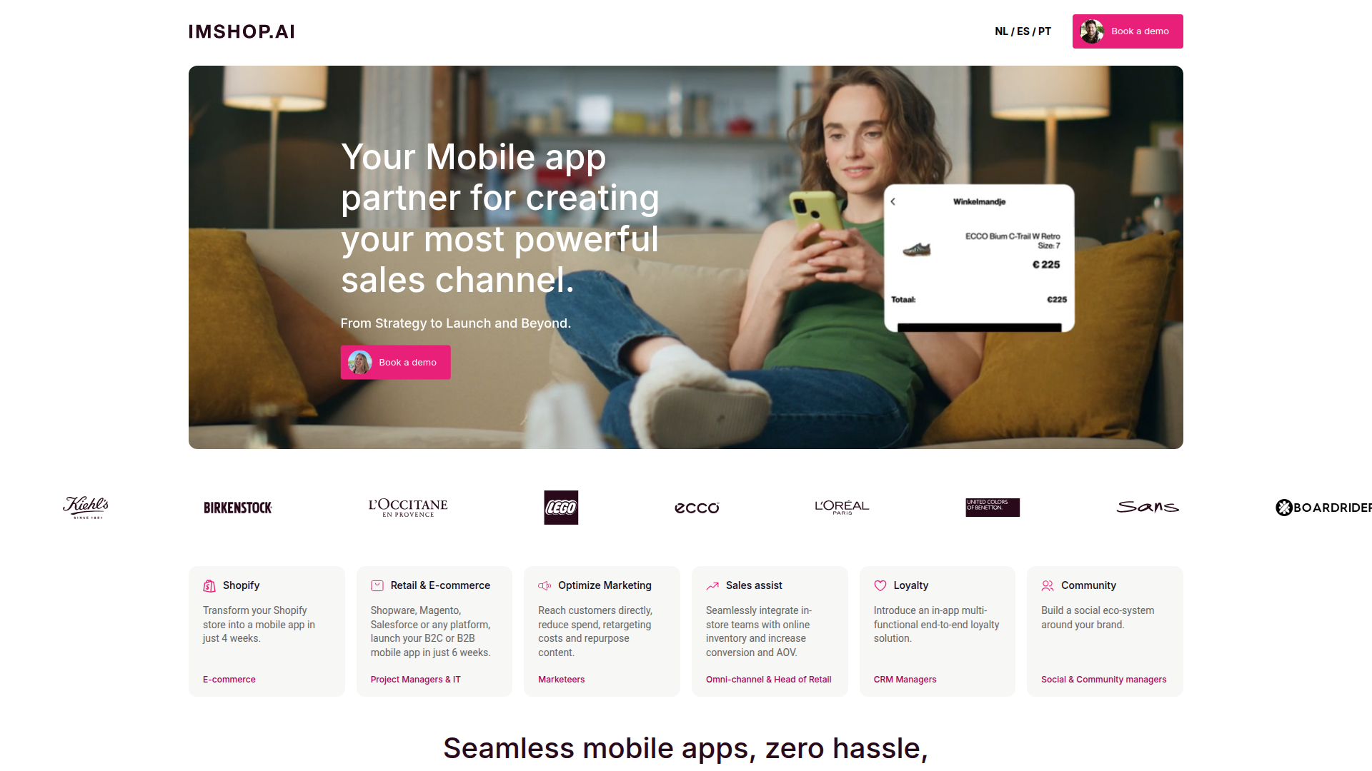IMSHOP.AI screenshot