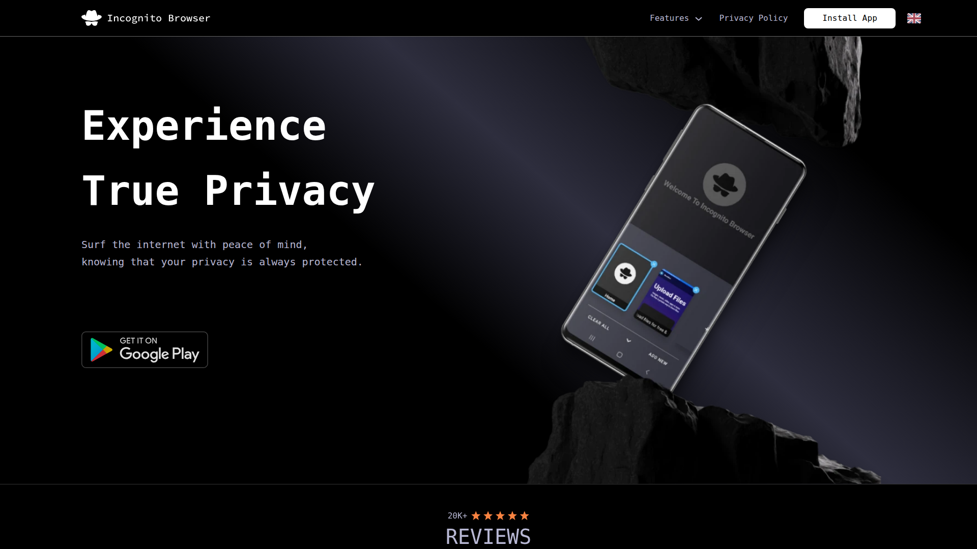 Incognito Browser screenshot
