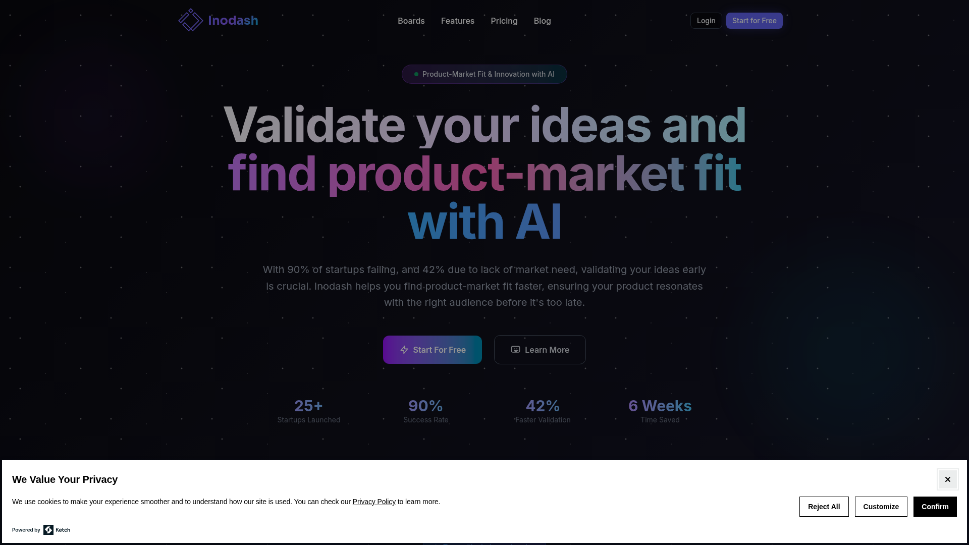 Inodash screenshot