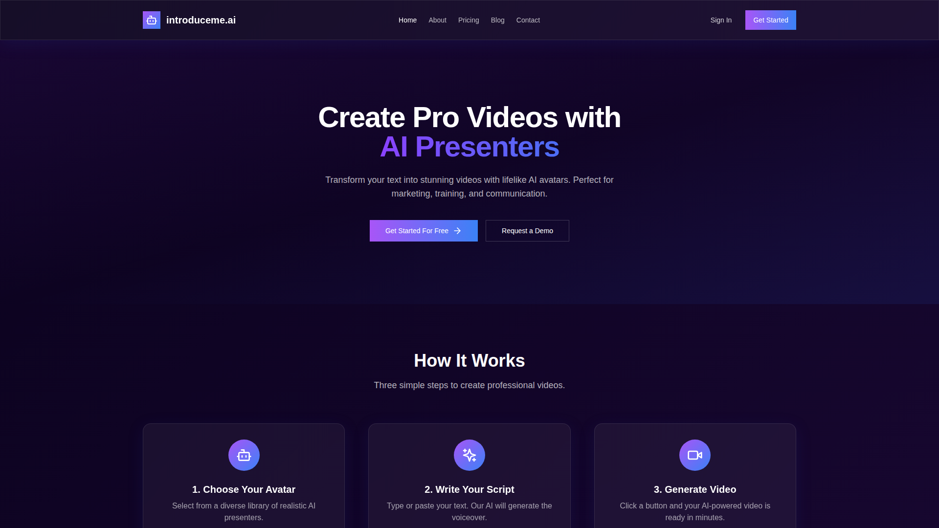 introduceme.ai screenshot