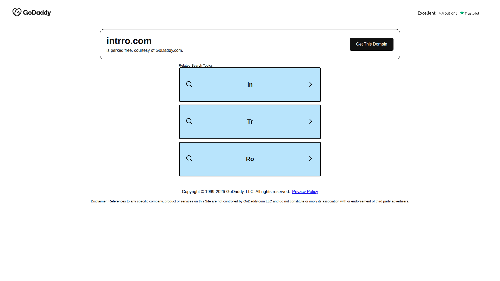Intrro screenshot