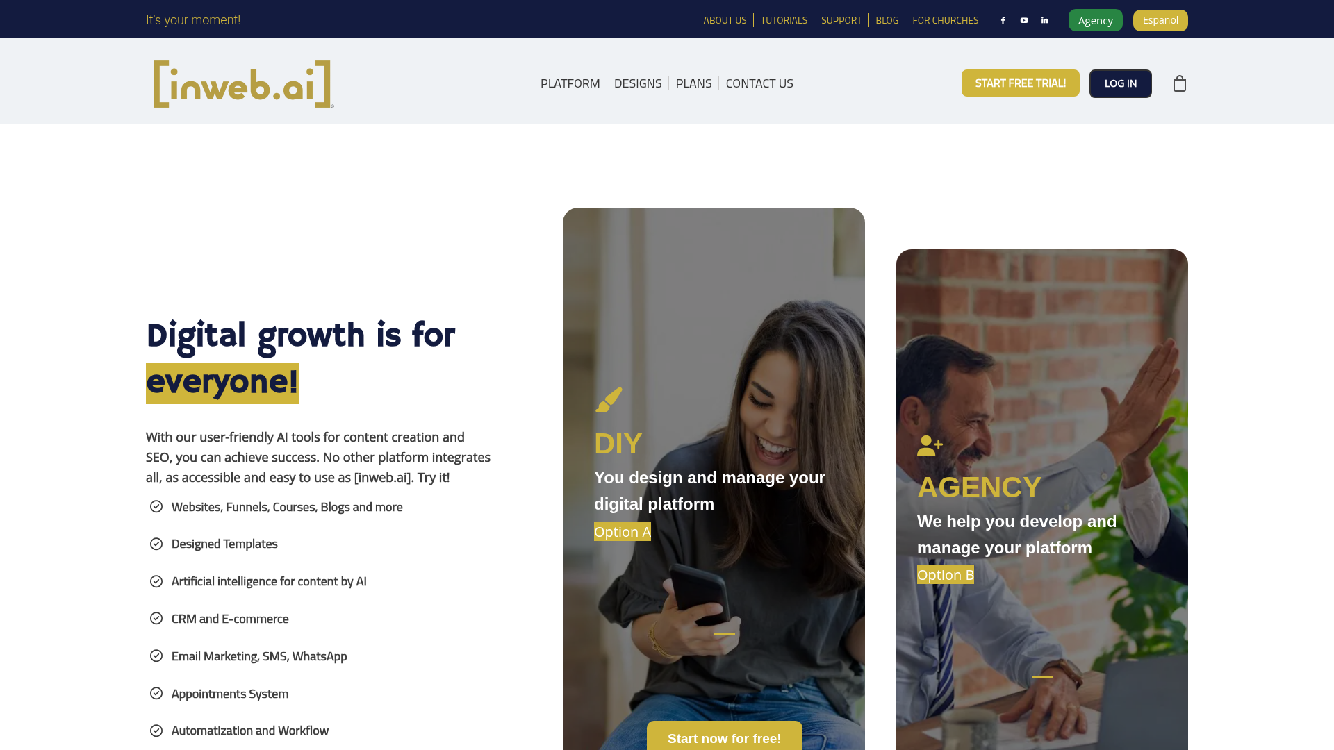 INWEB.AI screenshot