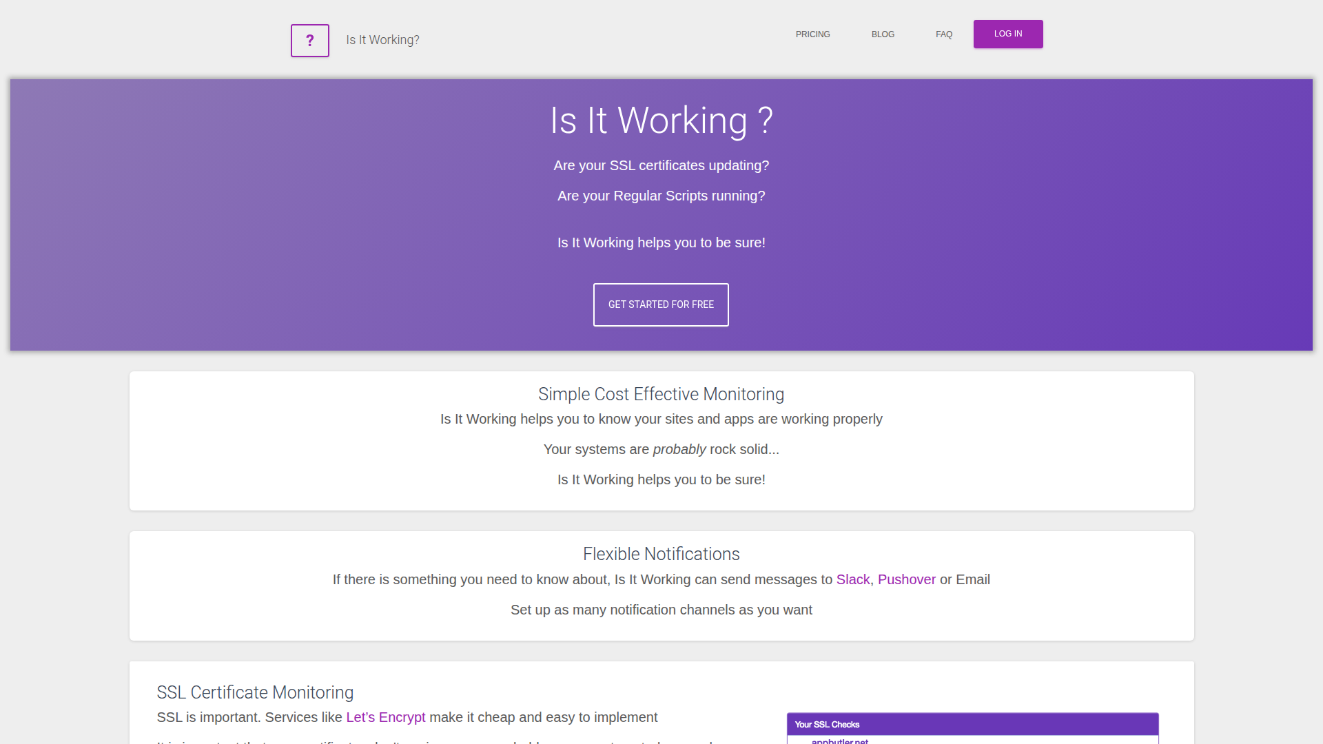 Is It Working? screenshot