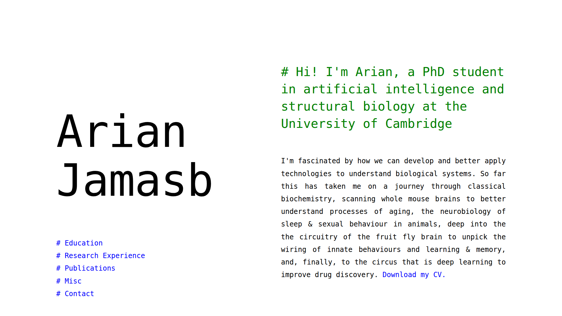 Arian Jamasb screenshot