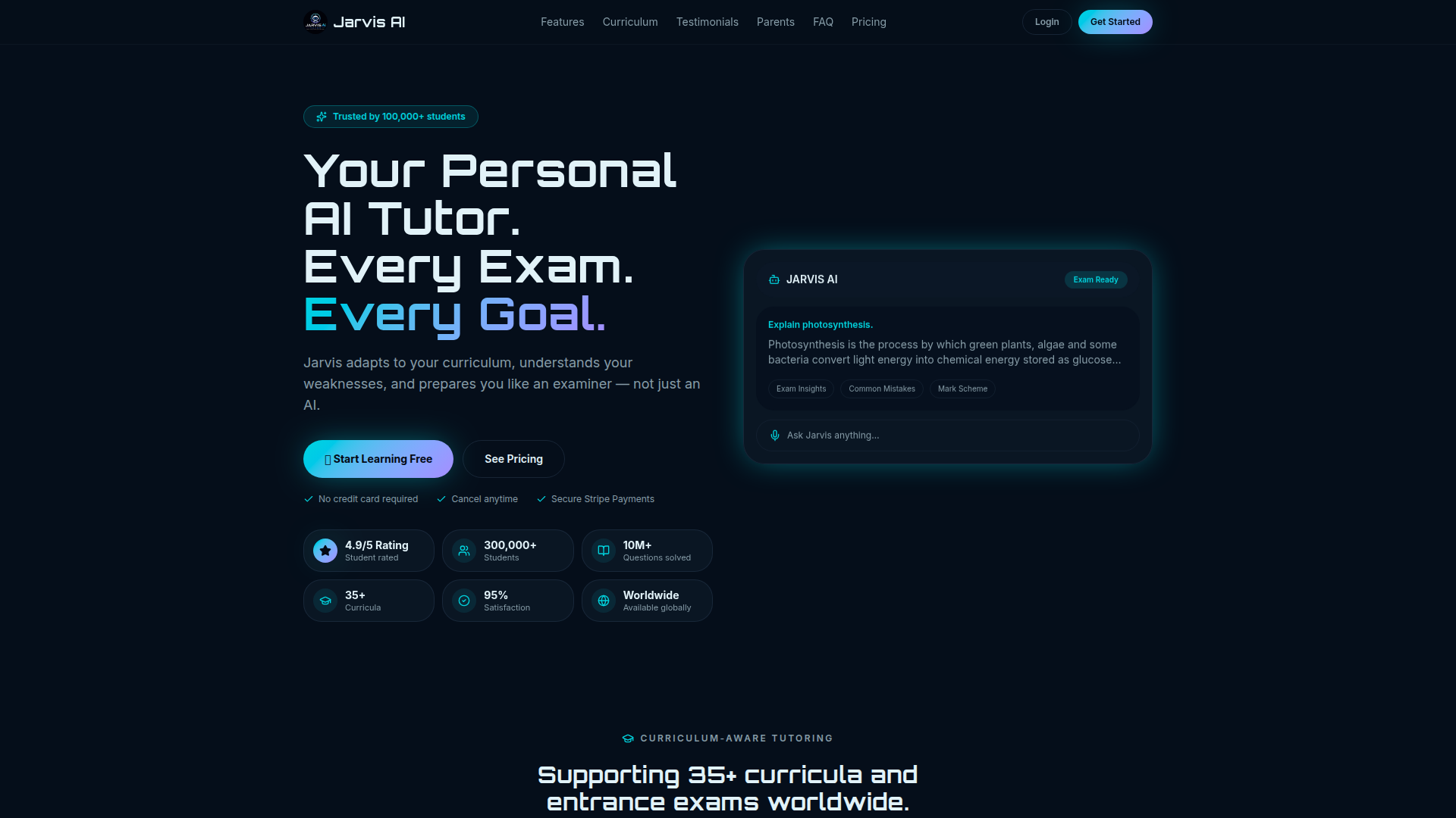 Jarvis AI Tutor screenshot