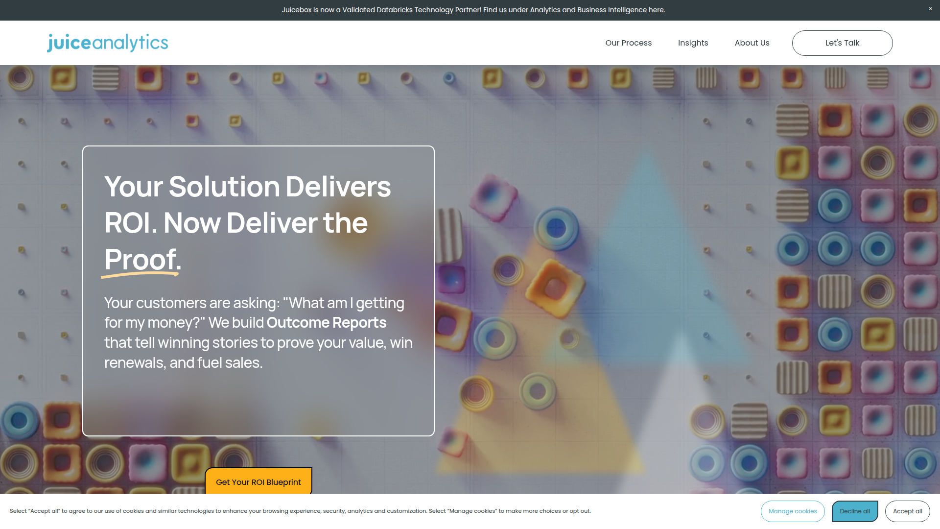 Juice Analytics screenshot