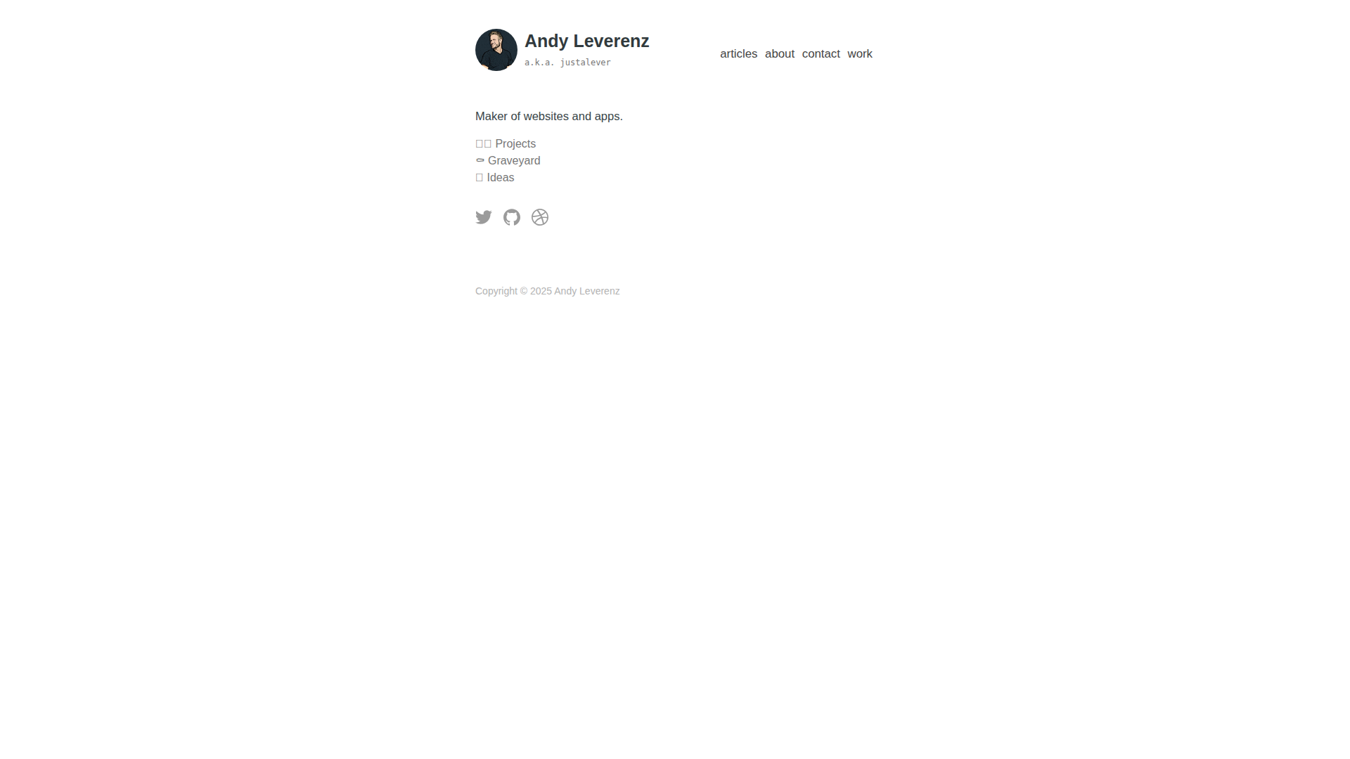 Andy Leverenz screenshot