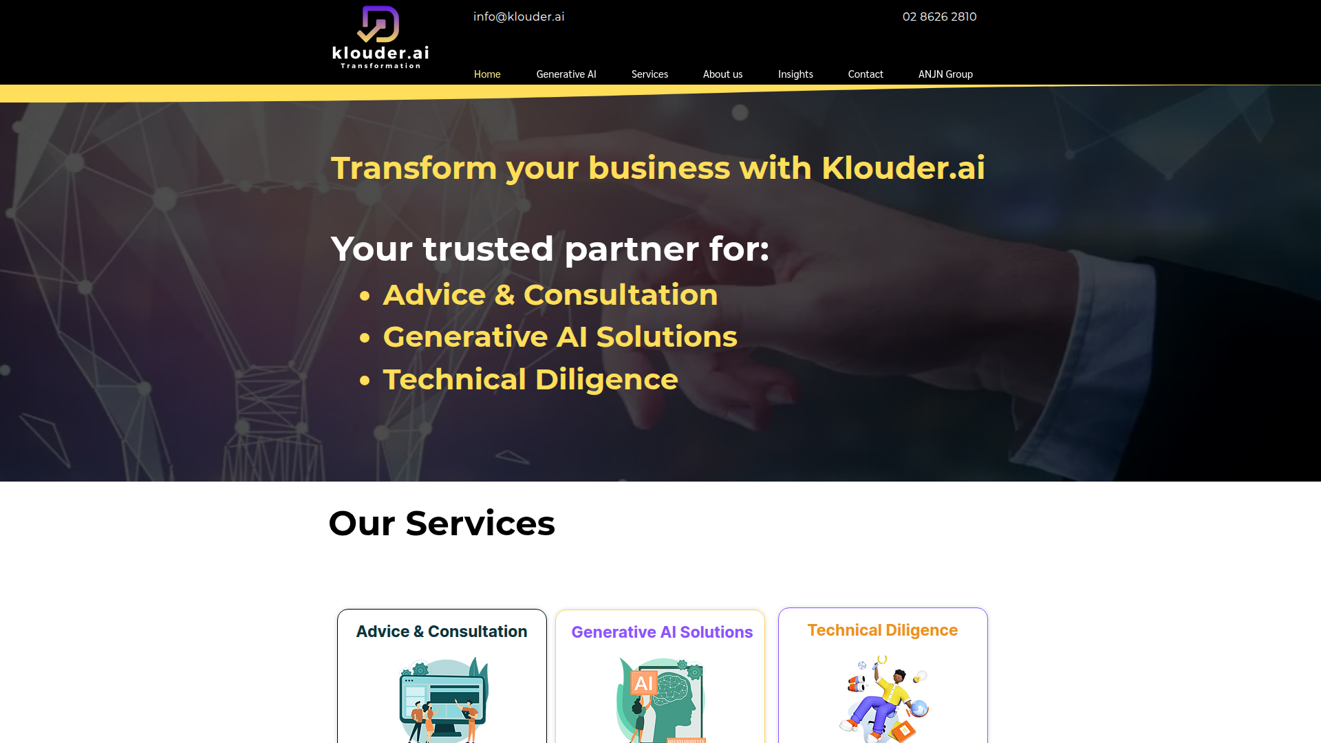 Klouder.ai screenshot