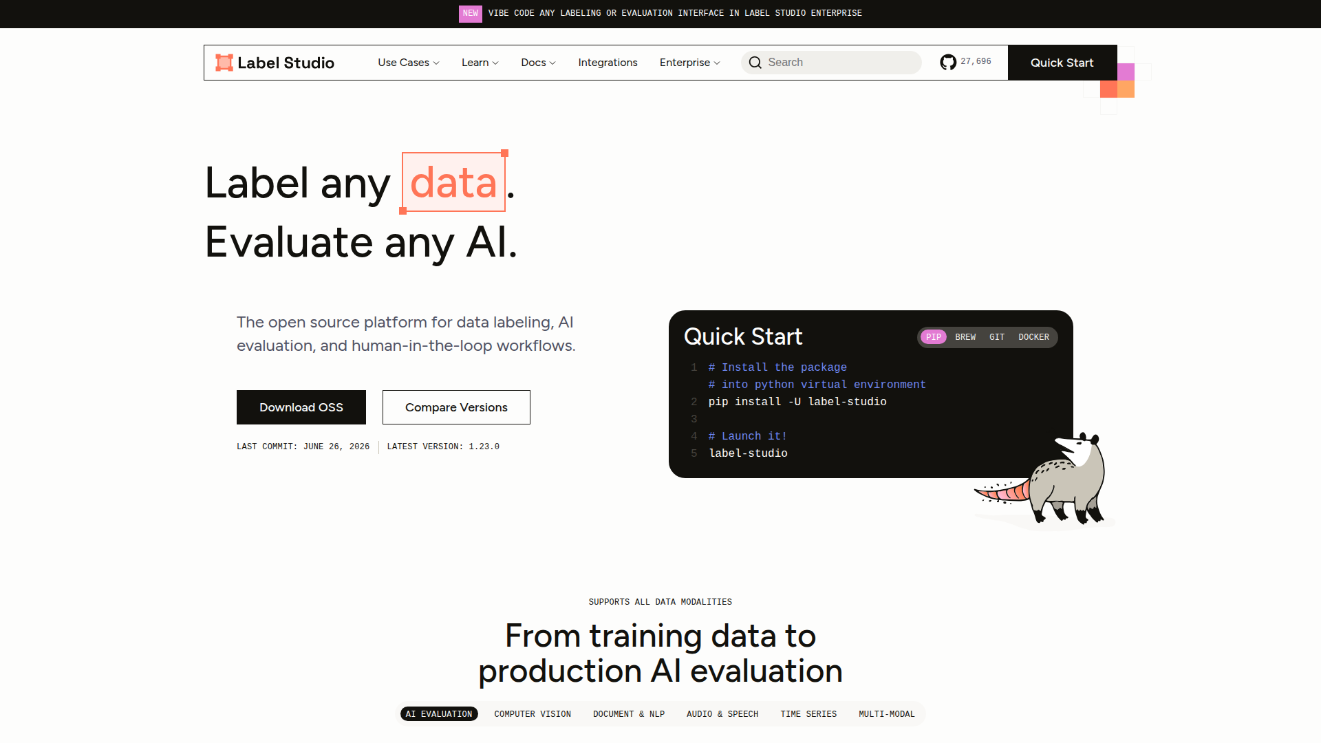 Label Studio screenshot