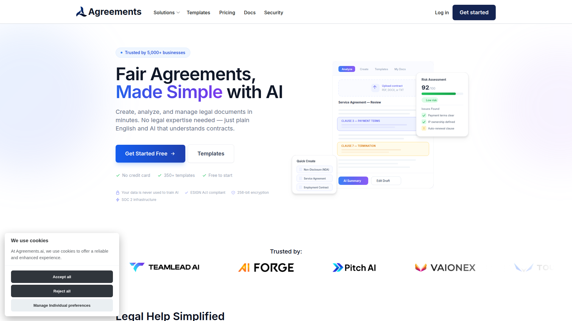 Agreements.AI screenshot