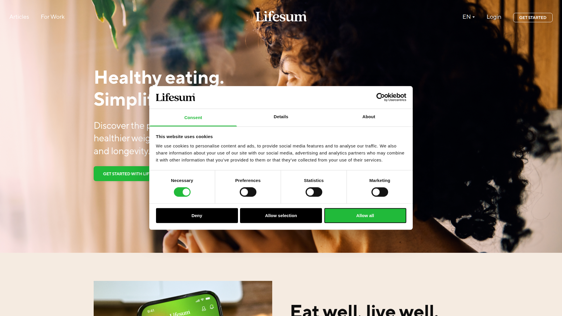 Lifesum screenshot
