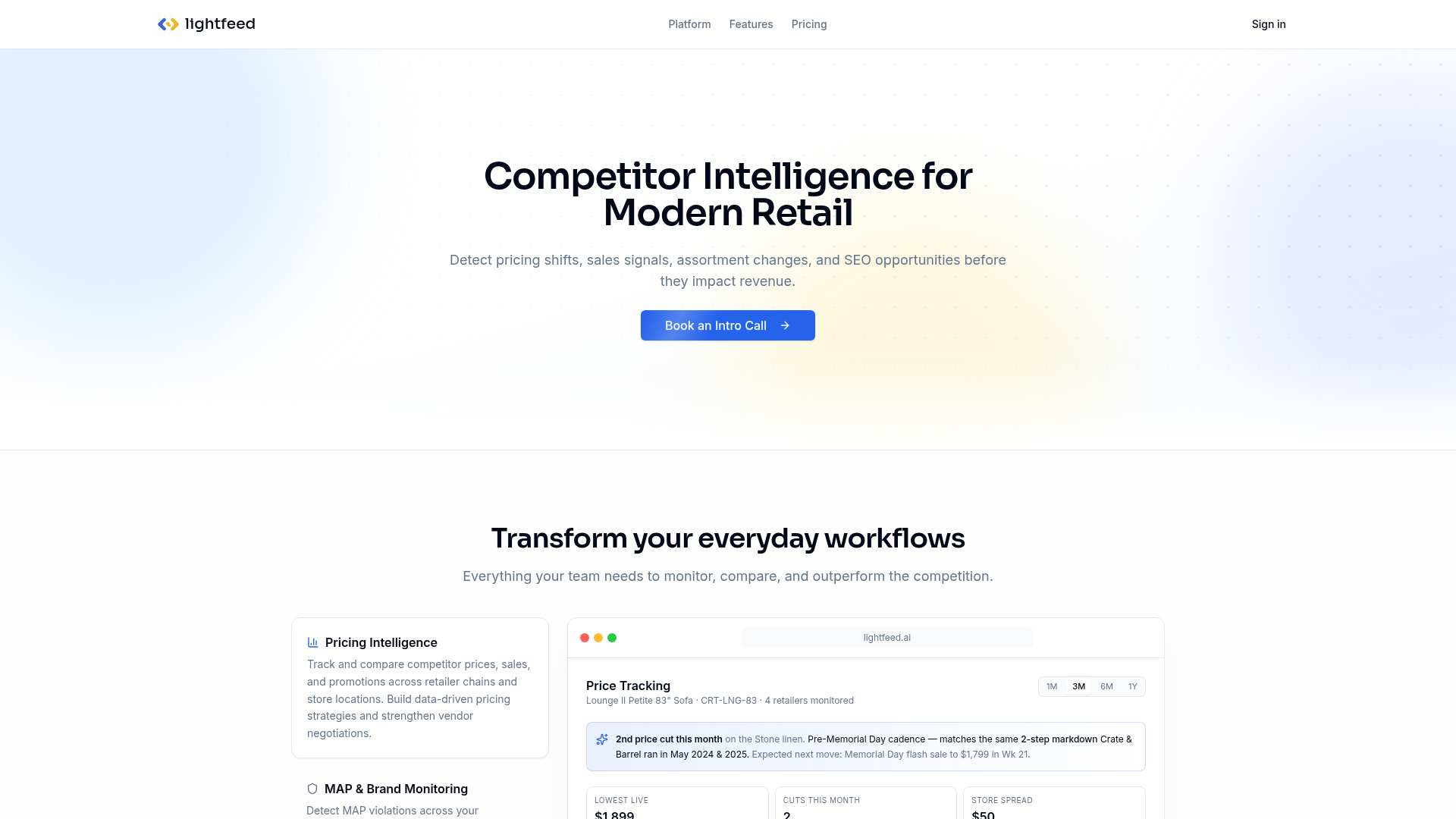 Lightfeed screenshot