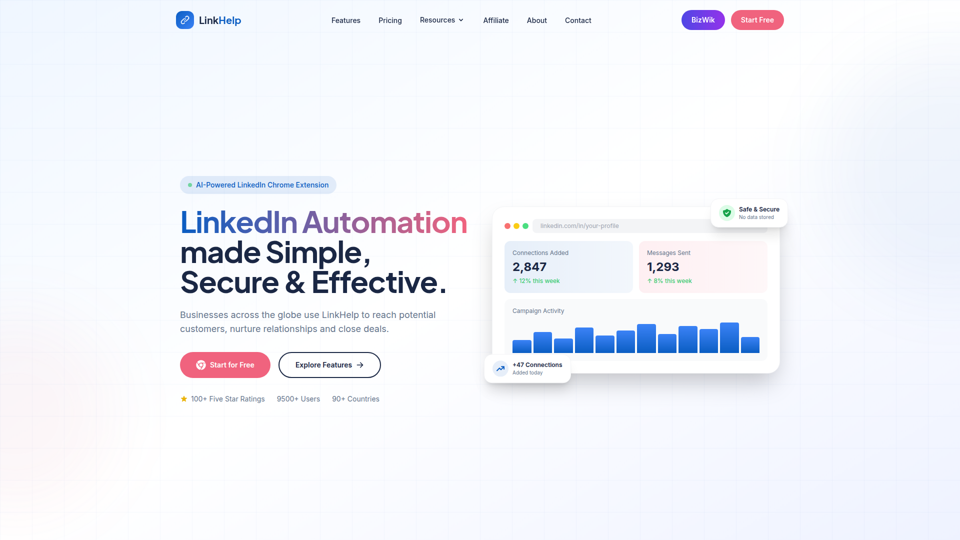 LinkHelp screenshot
