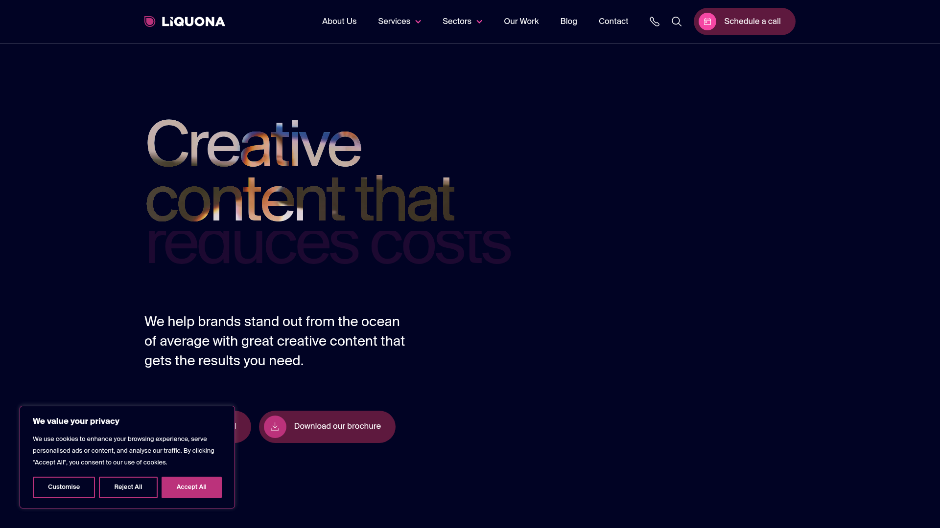 Liquona screenshot