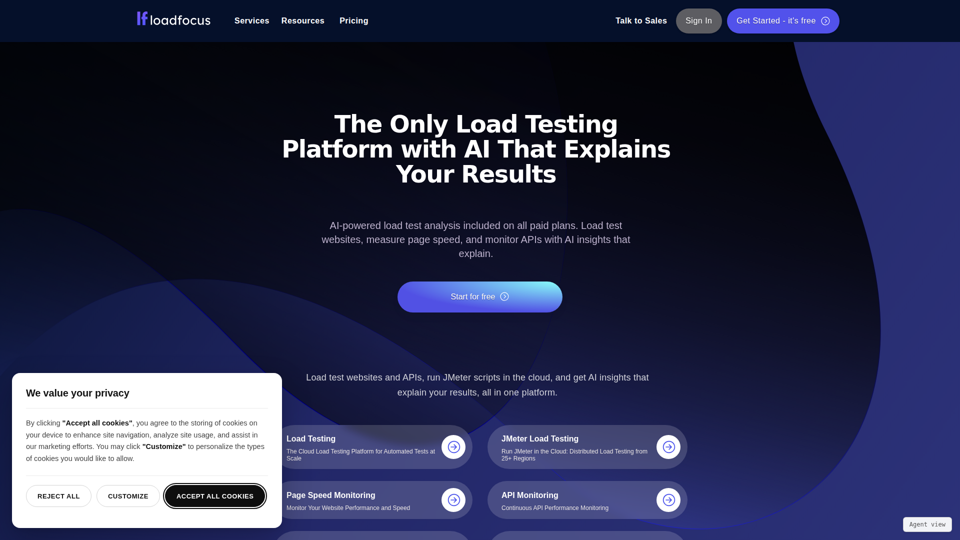 LoadFocus screenshot