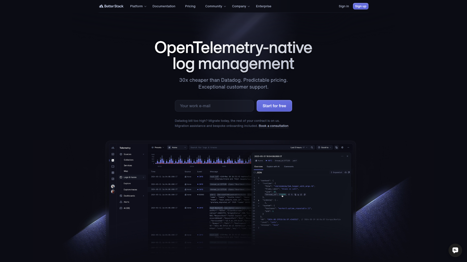 Better Stack screenshot