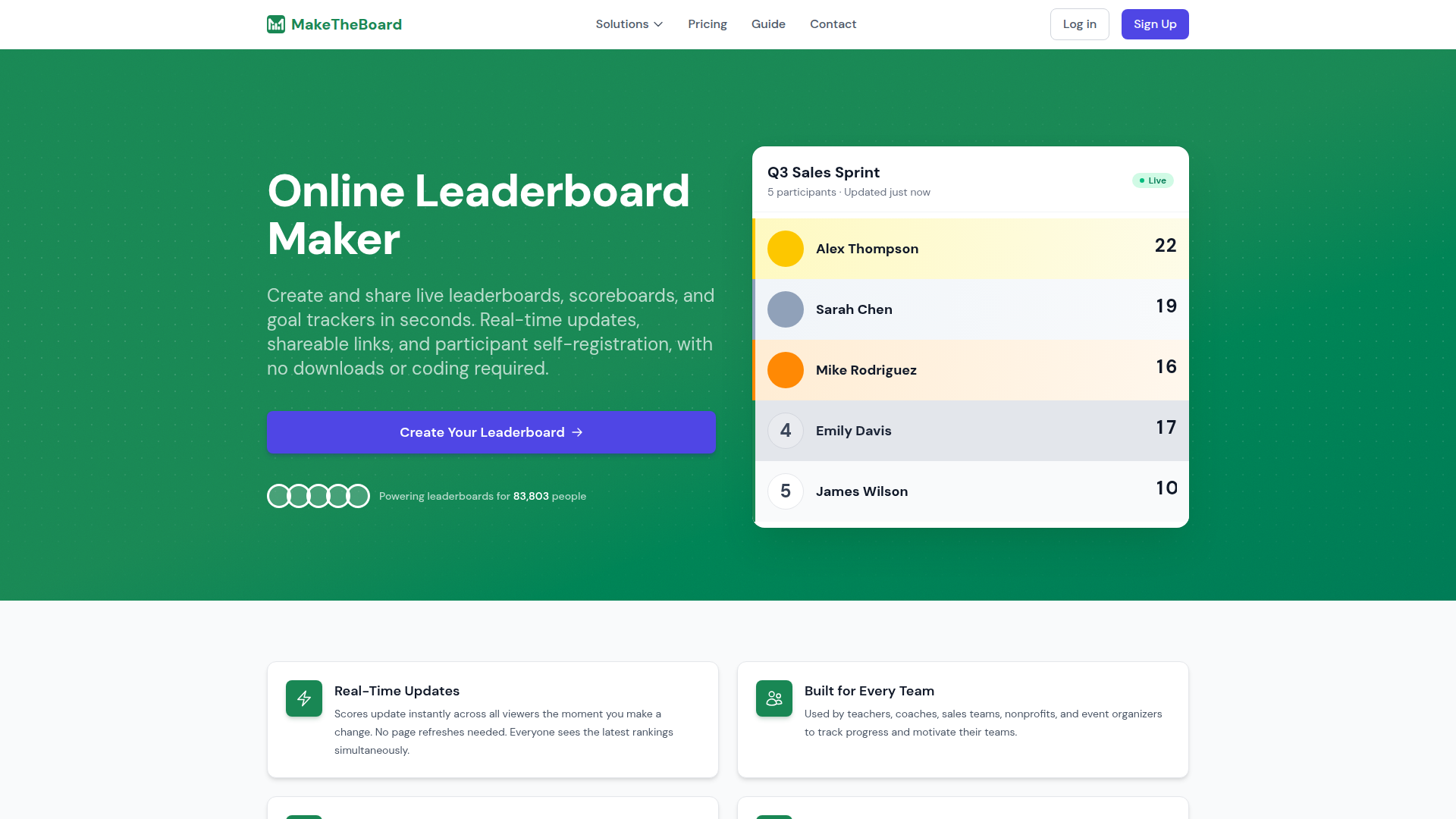 MakeTheBoard screenshot