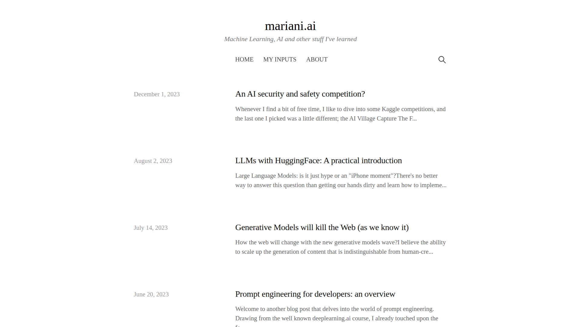 mariani.ai screenshot