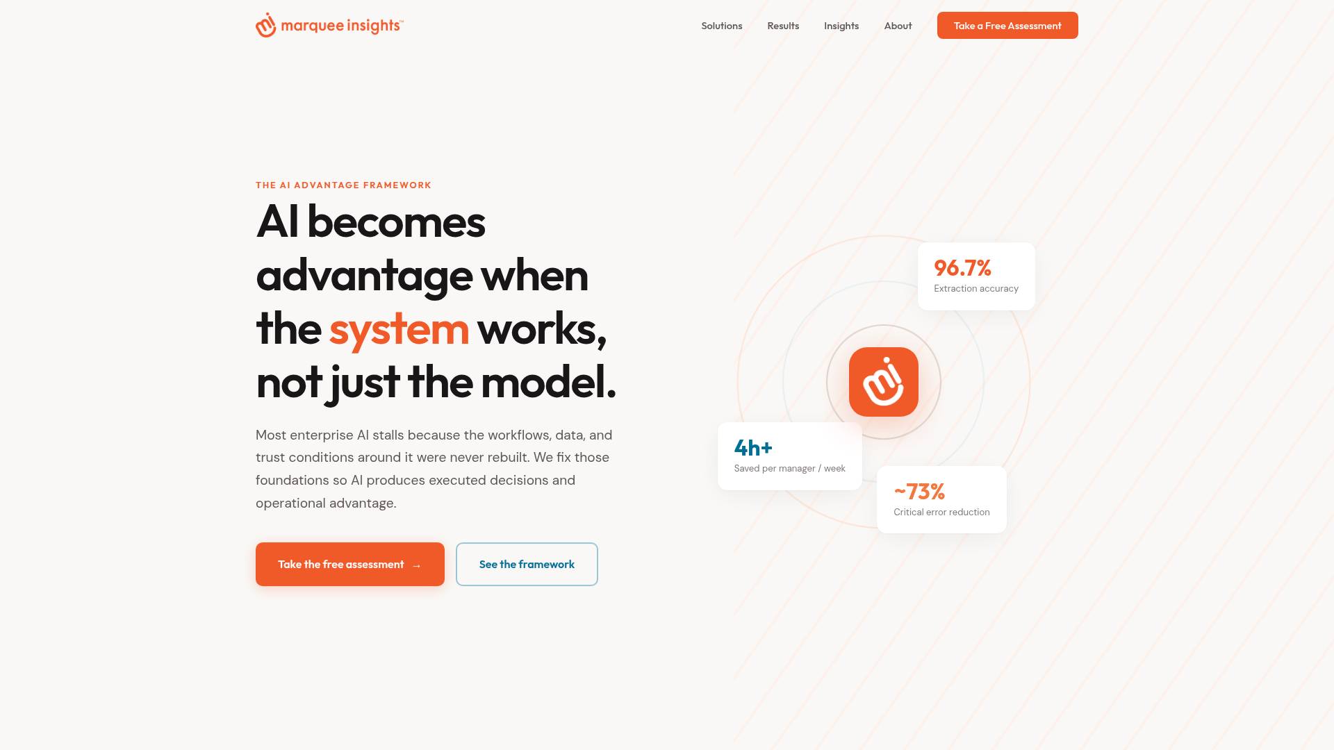 Marquee Insights screenshot