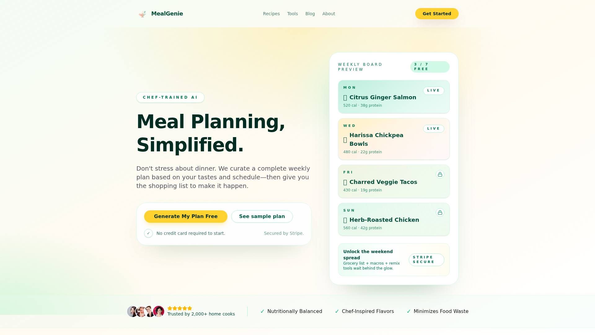 MealGenie screenshot