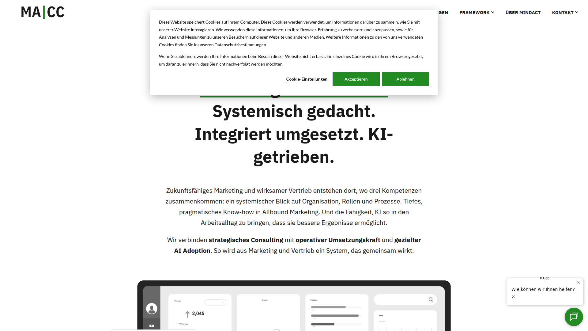 MINDACT Consulting & Content screenshot