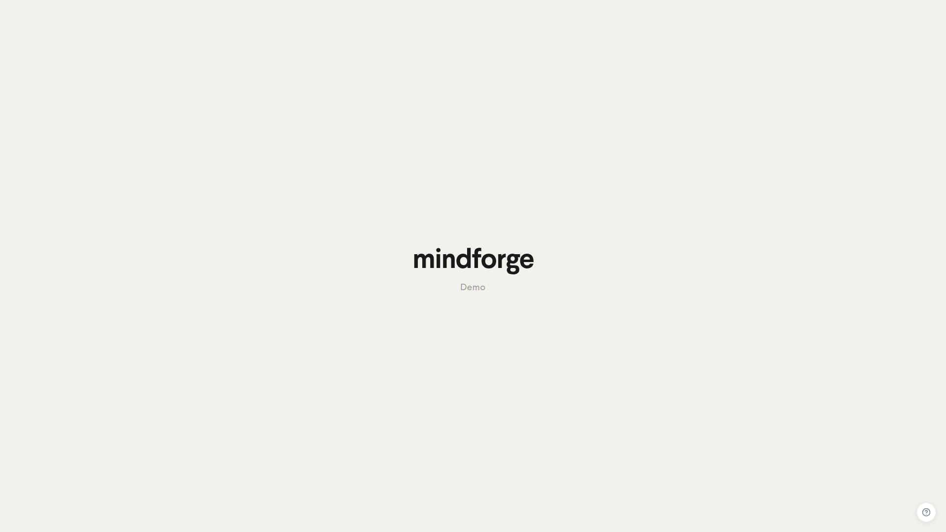Mindforge screenshot