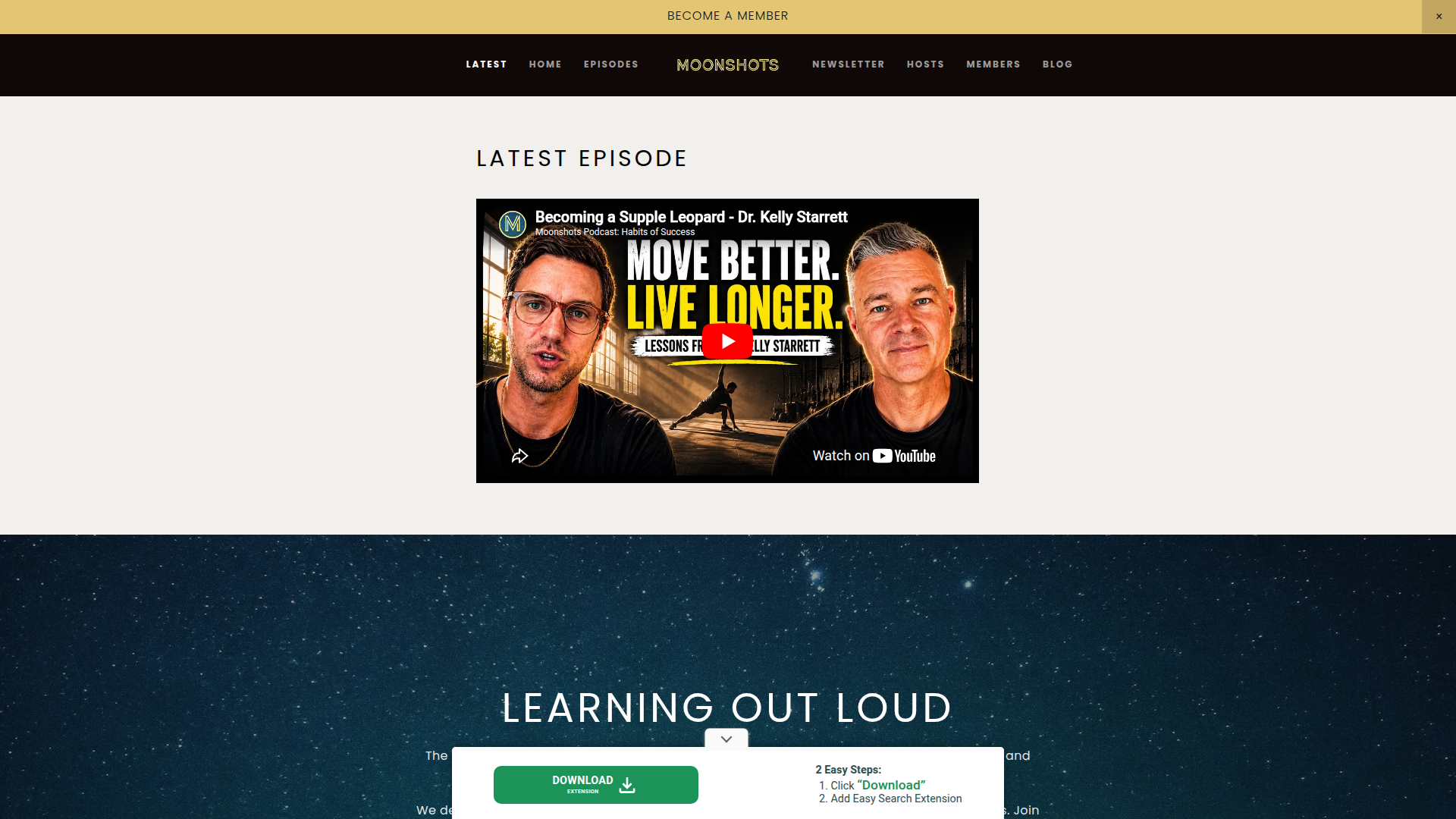 Moonshots Podcast screenshot