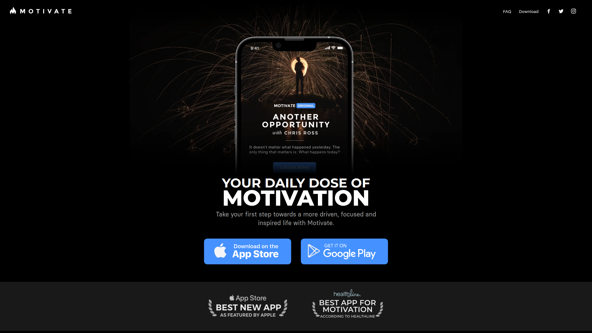 Motivate screenshot