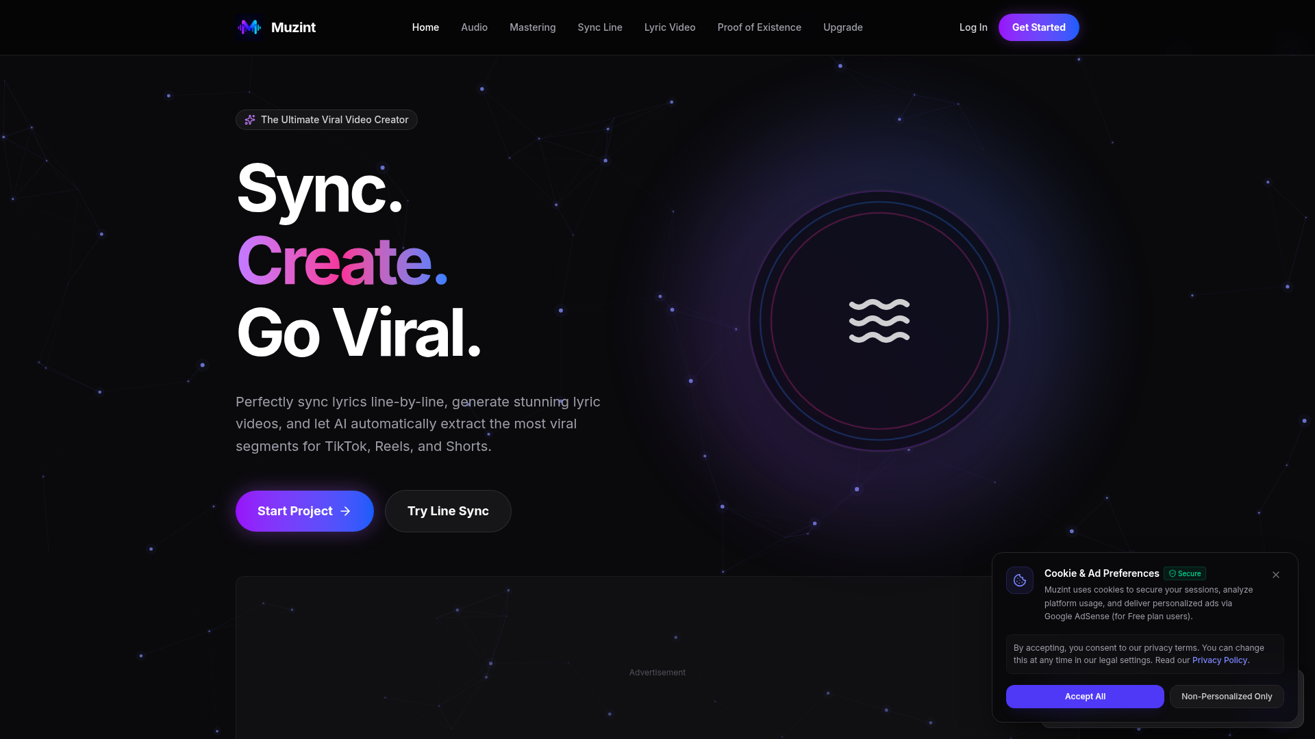 Muzint screenshot