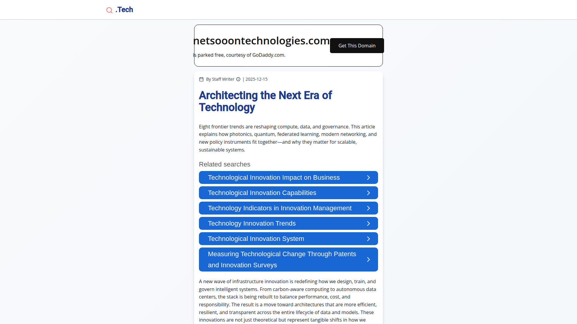 Netsooon Technologies screenshot