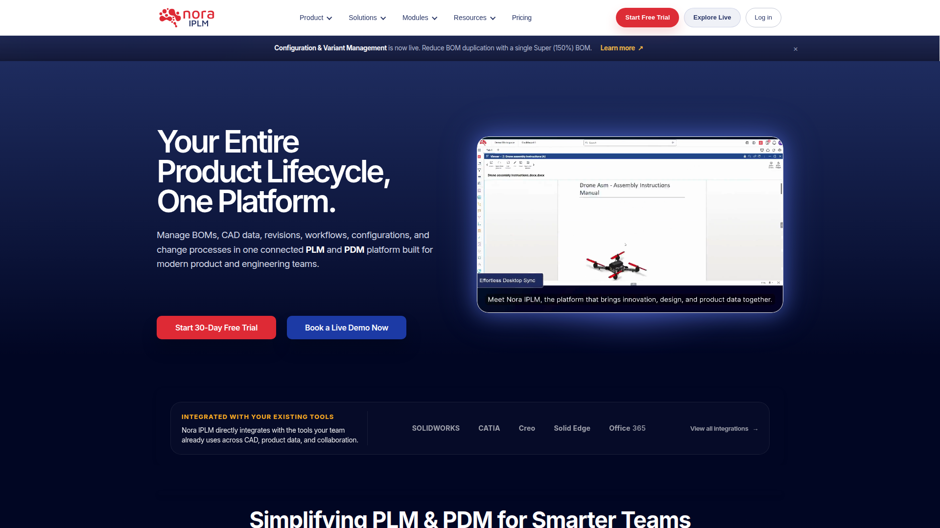 Nora IPLM screenshot
