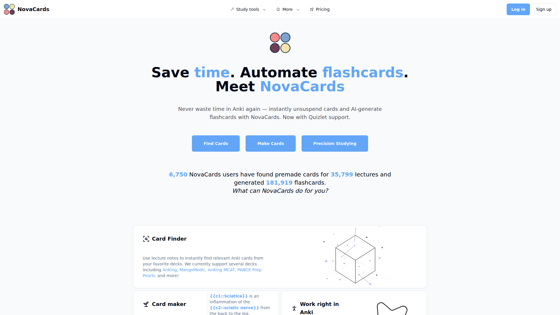NovaCards screenshot
