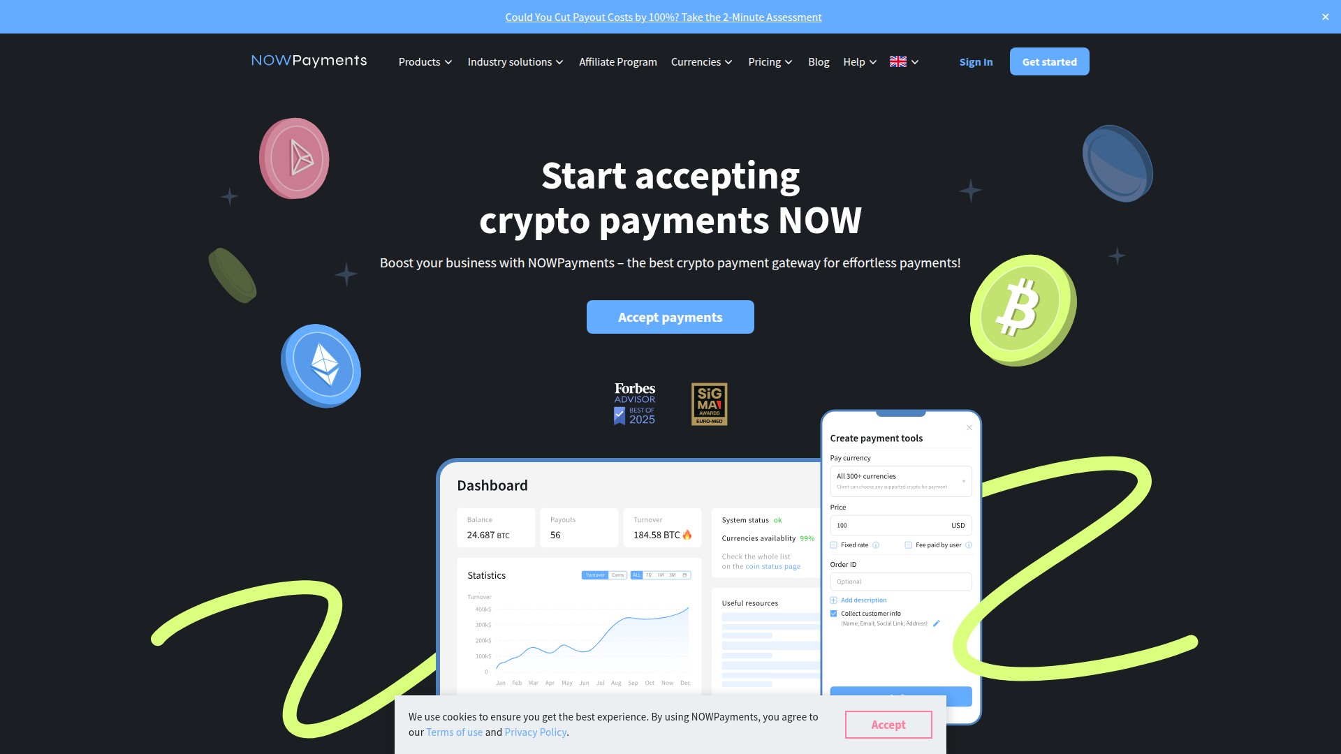 NOWPayments screenshot