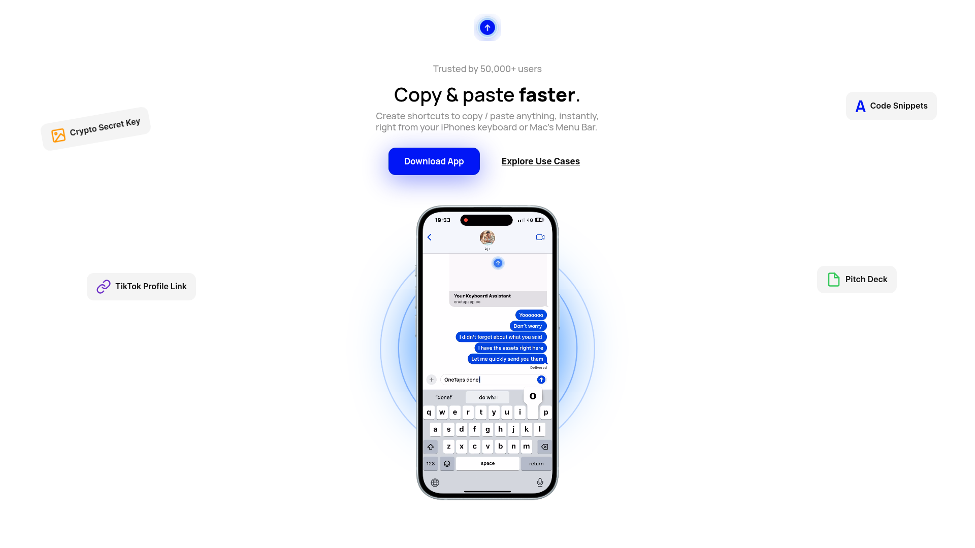 OneTap screenshot
