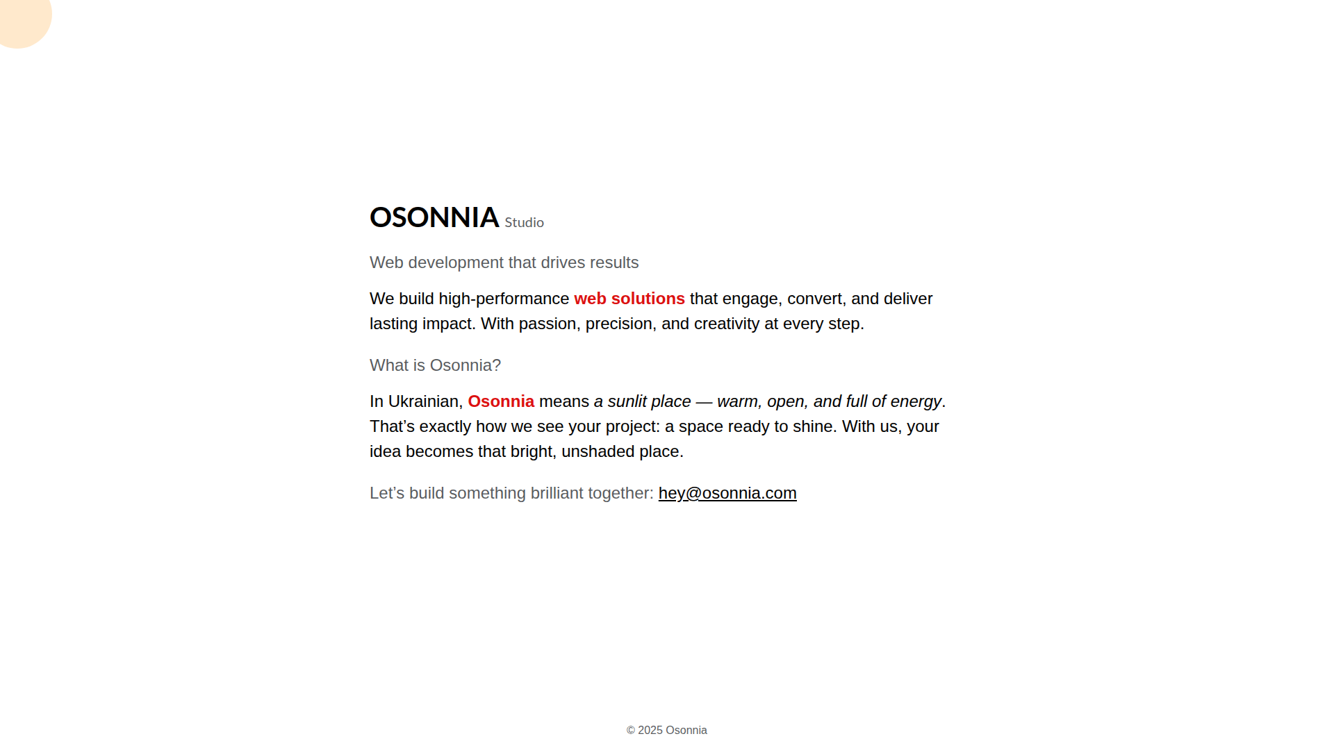 Osonnia Studio screenshot