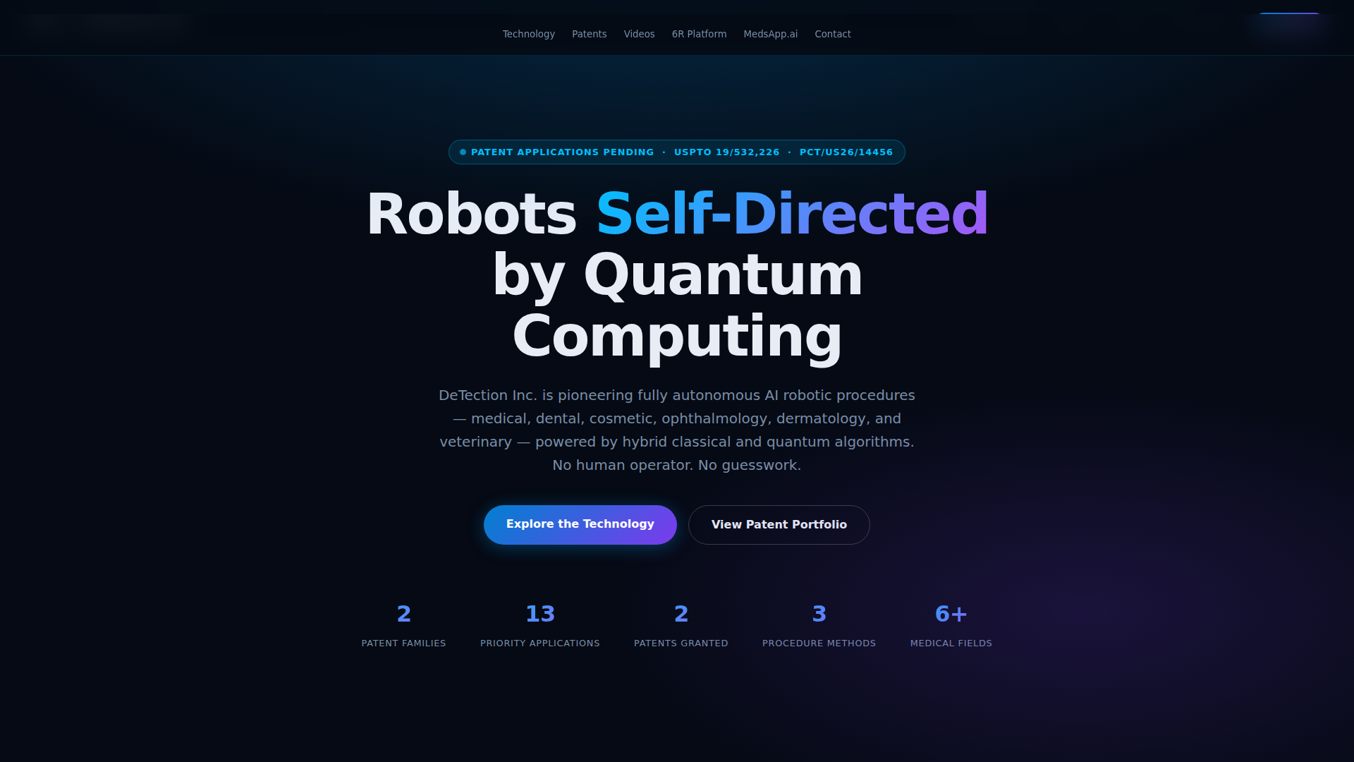 DeTection Inc. screenshot