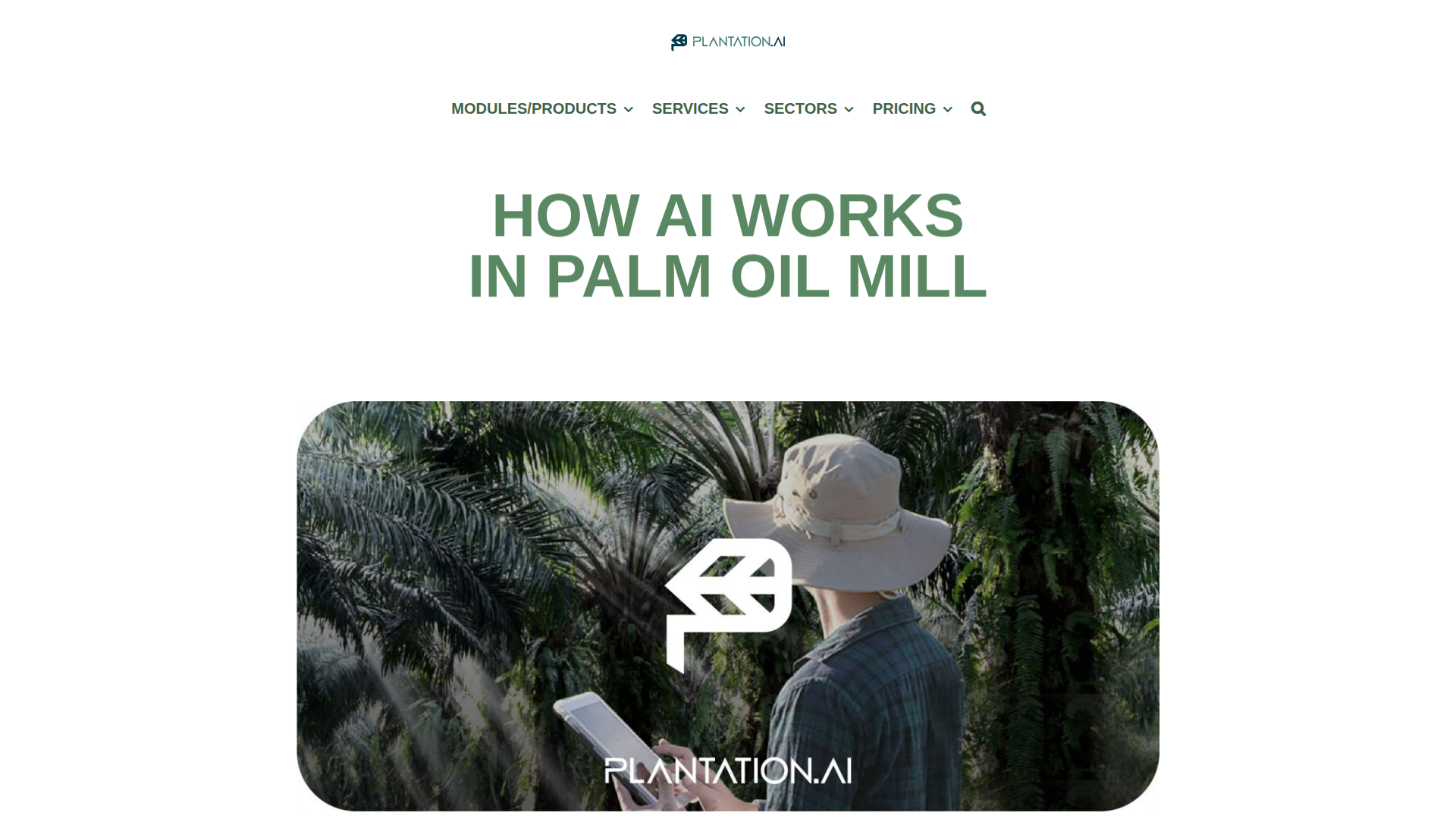 Plantation.AI screenshot
