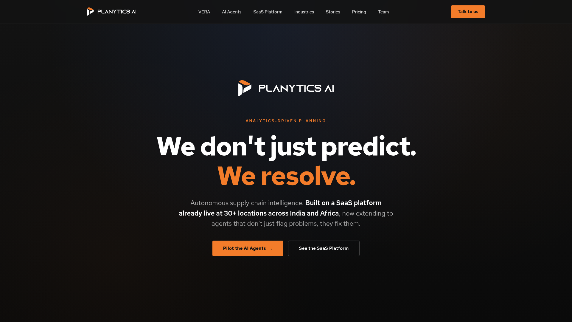 Planytics AI screenshot