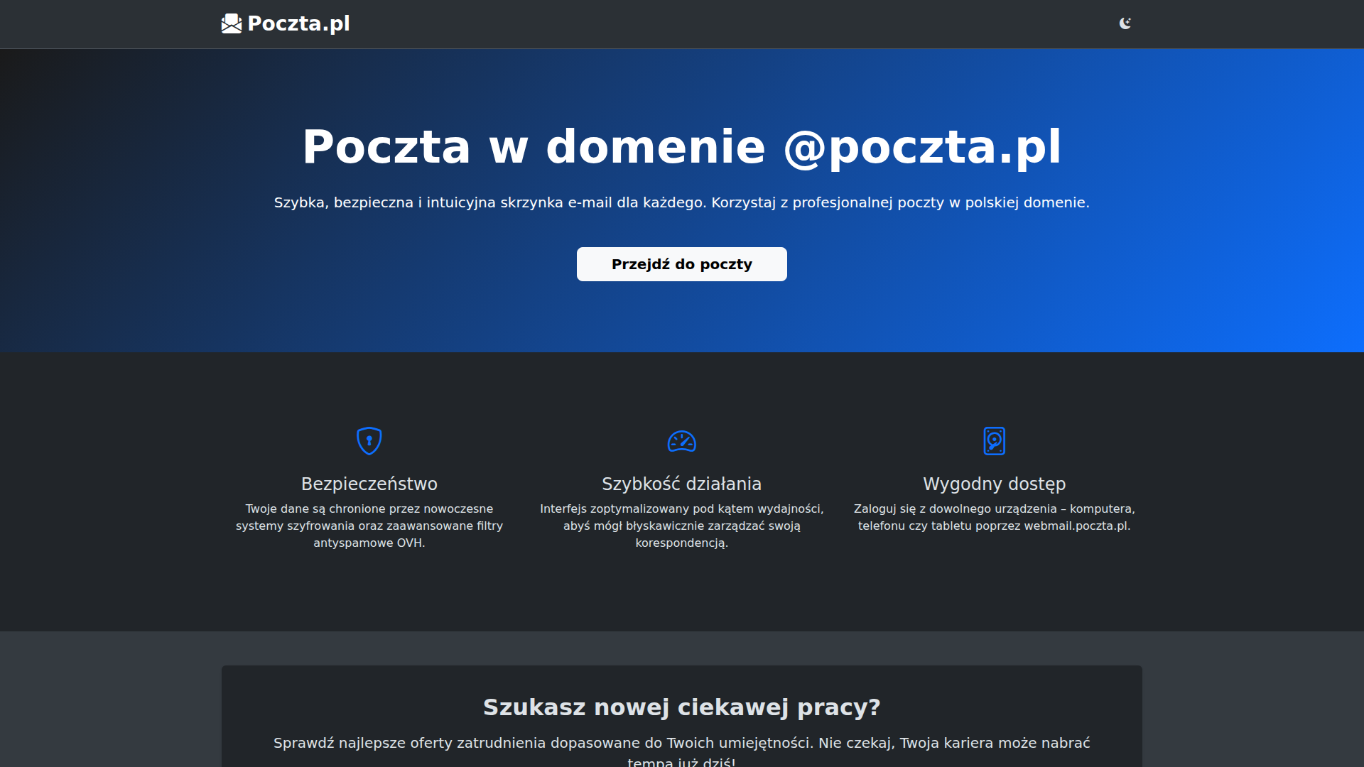 Poczta.pl screenshot