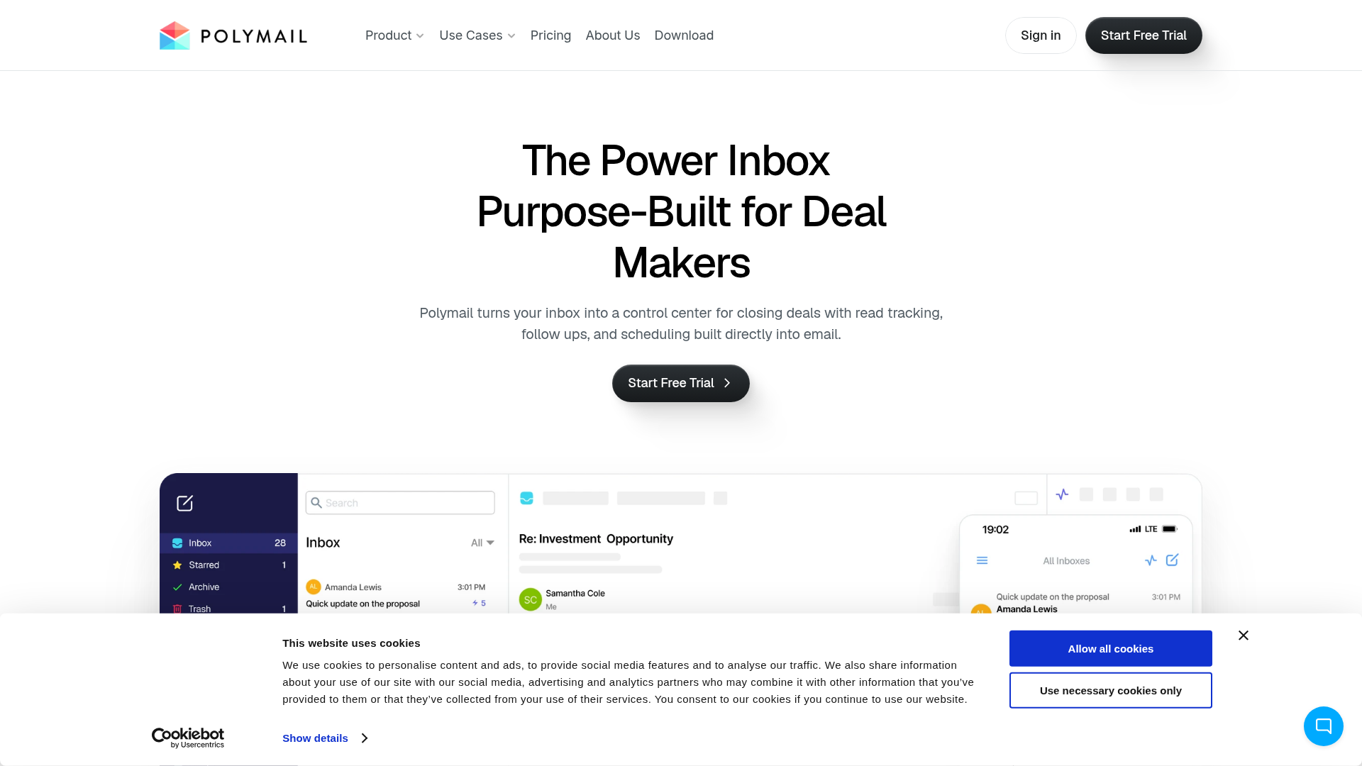 Polymail screenshot