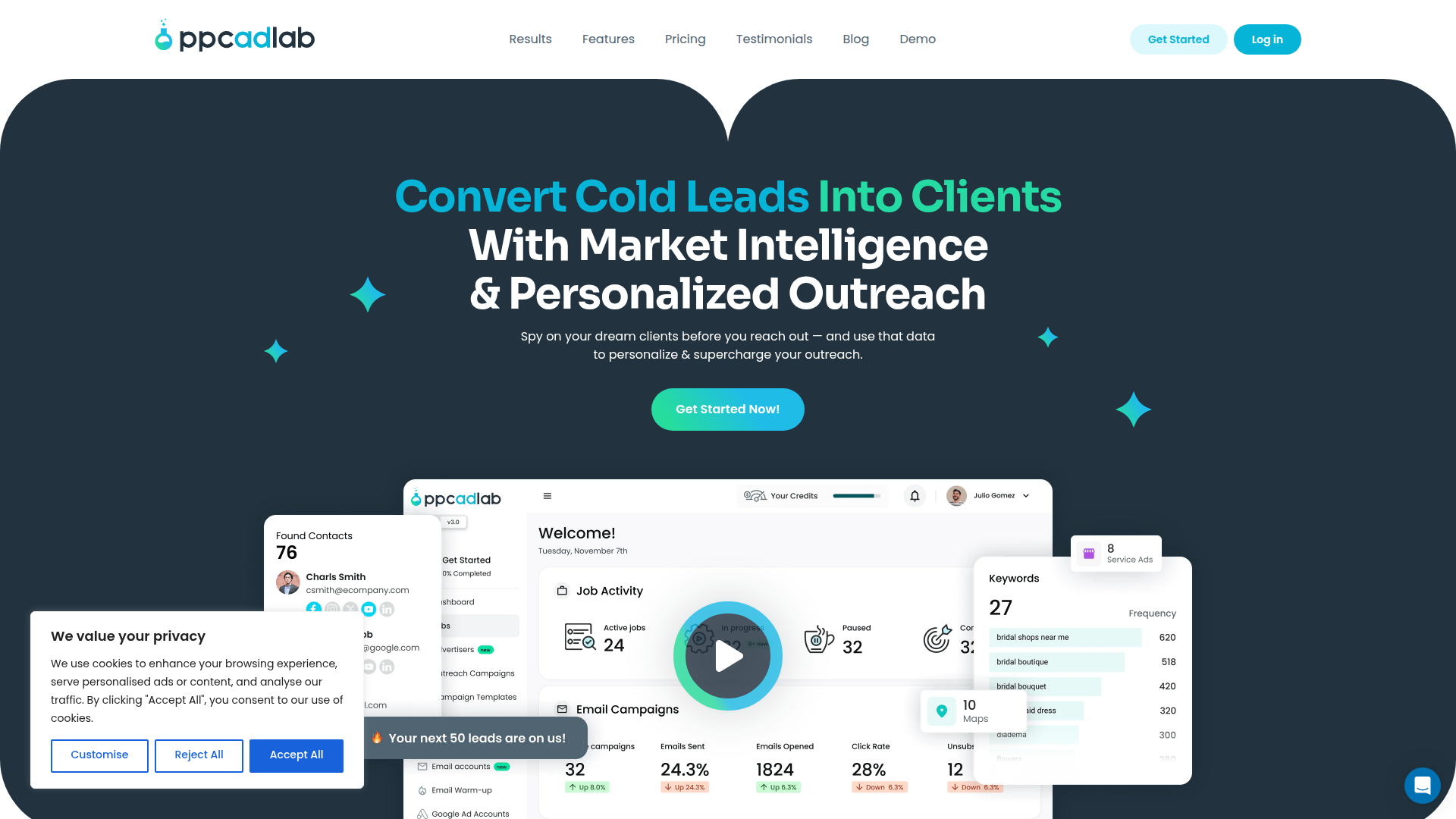 PPC Ad Lab screenshot