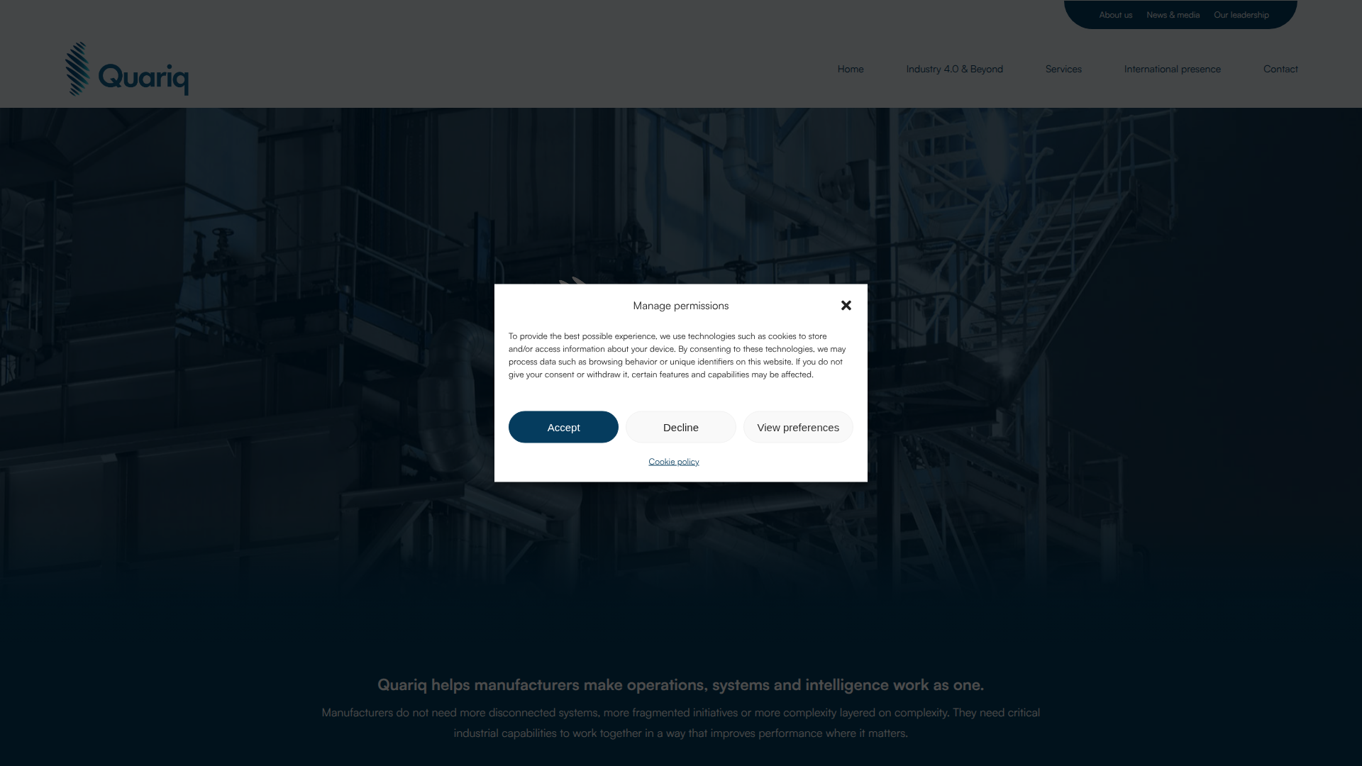 Quariq screenshot